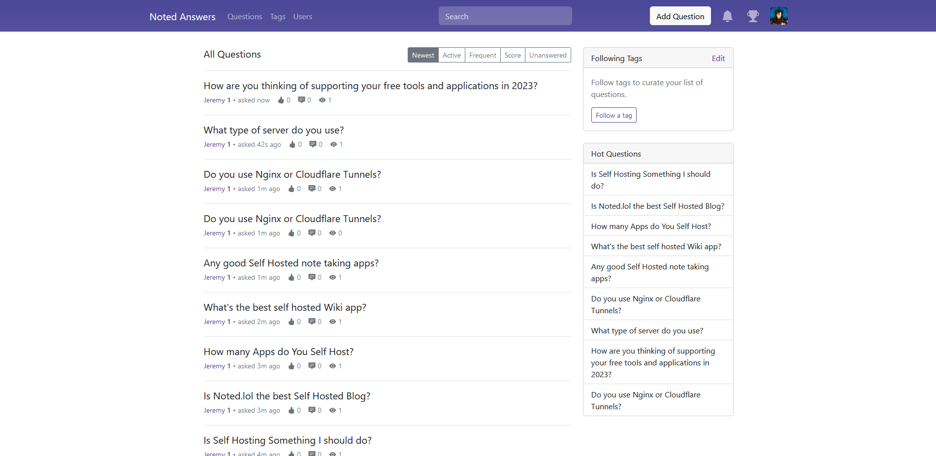 Answer - The Self Hosted Q&A Community Portal