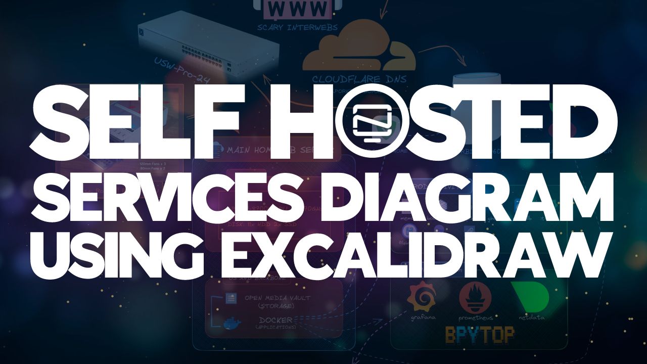 Draw and Map your Self Hosted Services using Excaladraw
