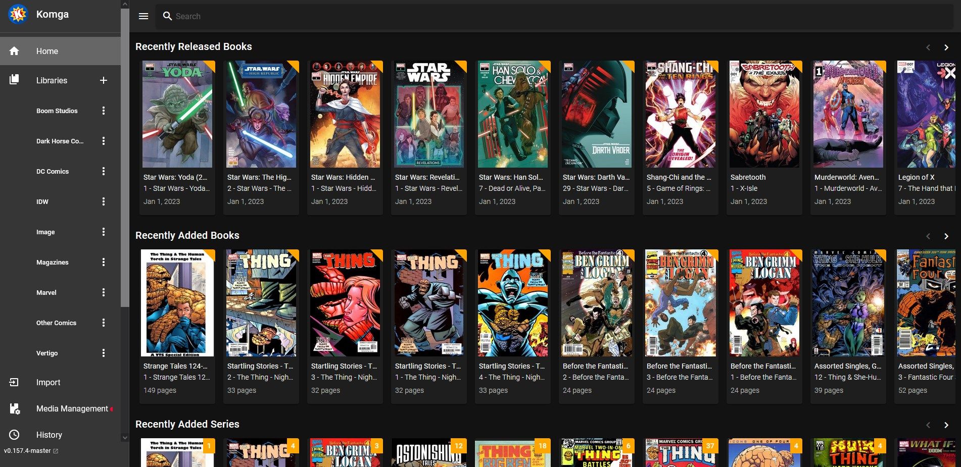 Serve up your Comics with the Self Hosted Komga App