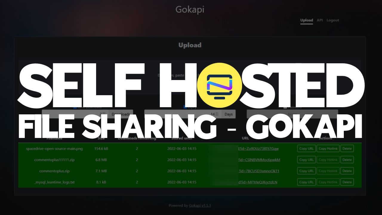 Gokapi - A Self Hosted and Lightweight Firefox Send Alternative