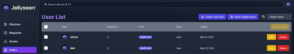 Jellyseerr - Request Management and Media Discovery Tool for the ...
