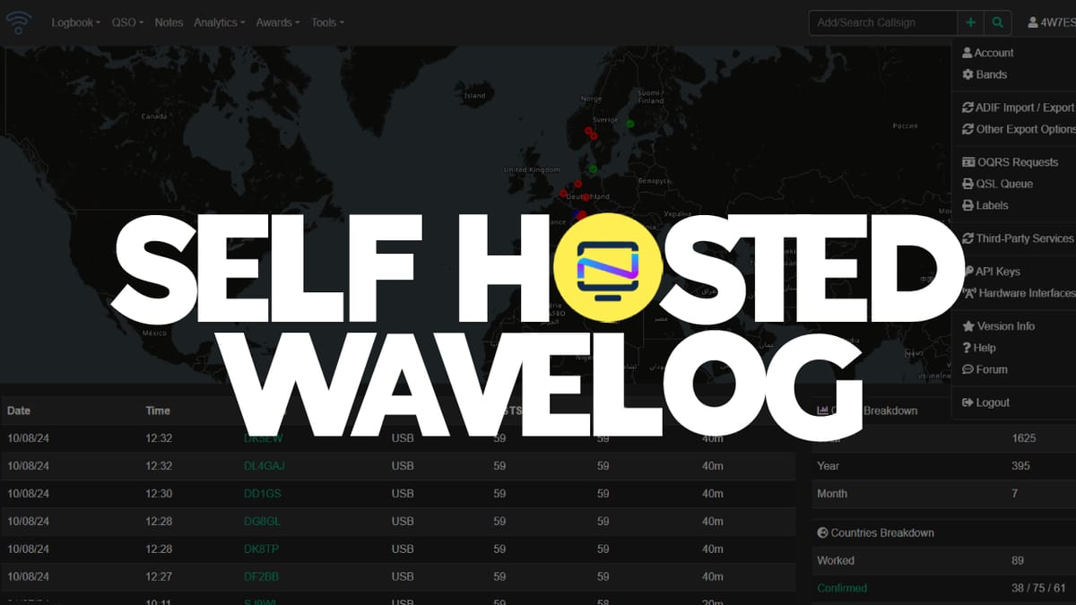 Wavelog - Self-Hosted Amateur Radio Logging