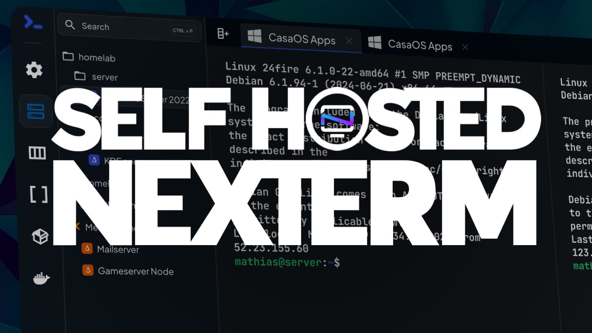 Nexterm - Self-Hosted Web Terminal