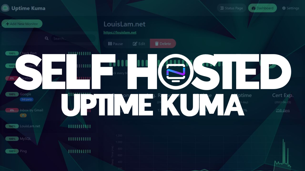 Uptime Kuma Your Self Hosted Uptime Monitoring Solution