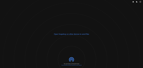 Snapdrop - A Self Hosted Airdrop Alternative