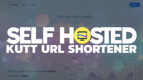 Kutt - A Self Hosted URL Shortener