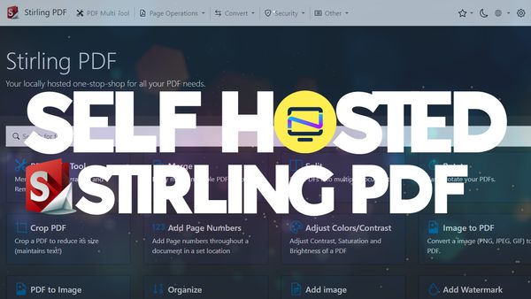 Stirling PDF - The Self Hosted PDF Swiss Army Knife