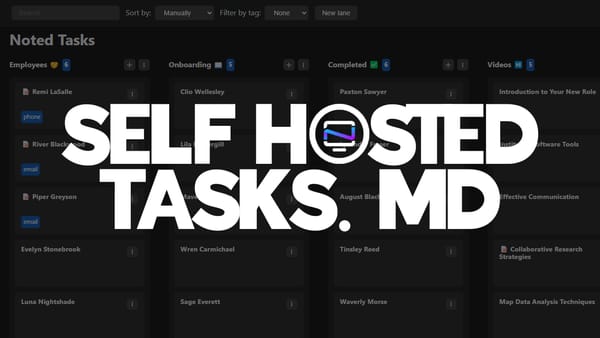 Tasks.md - Self-Hosted Markdown Based Task Manager